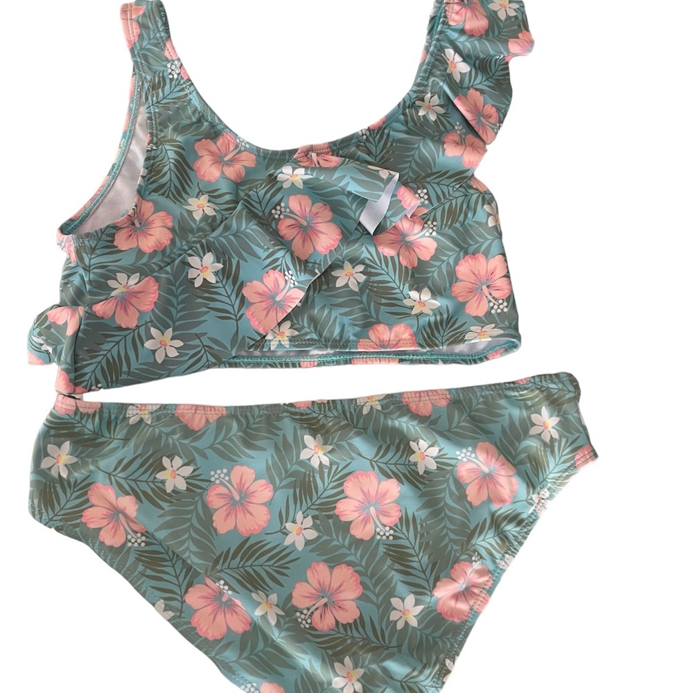 Freestyle Revolution Girl’s Asymmetrical Bikini UPV/UV 50 Size 14 NWT
